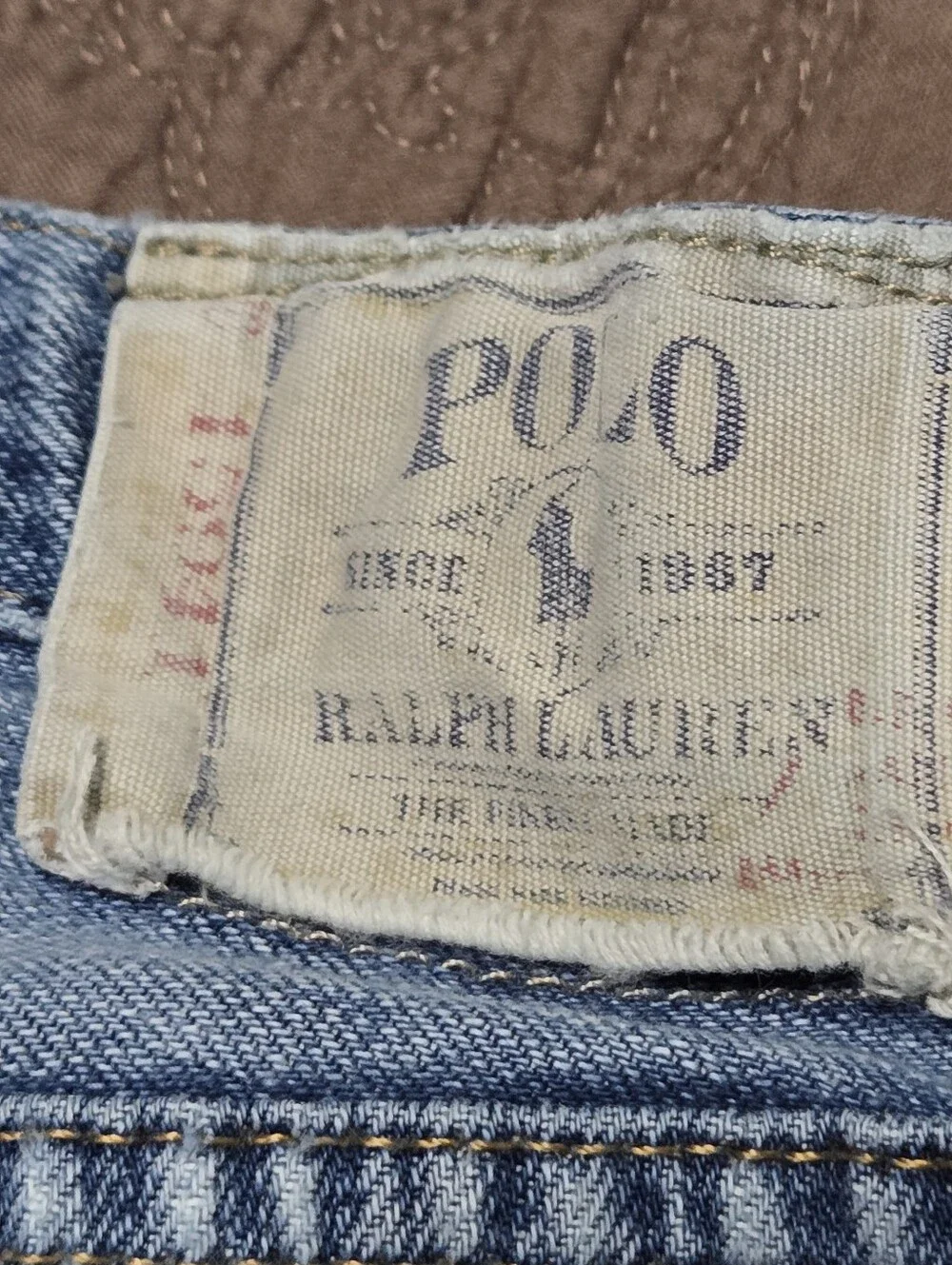 Polo Ralph Lauren Sullivan Slim Toddler Boys Distressed Blue Jeans Size 4T Y4